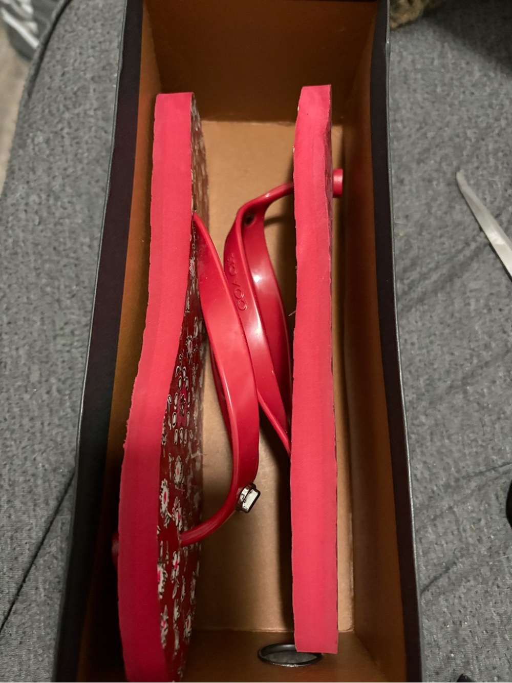 Red Women's Flip Flops
